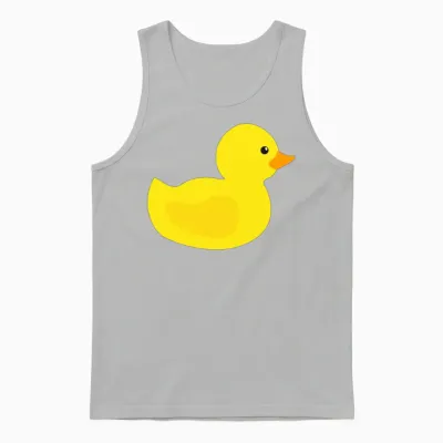 Rubber Duck Unisex Tank Top - Ash