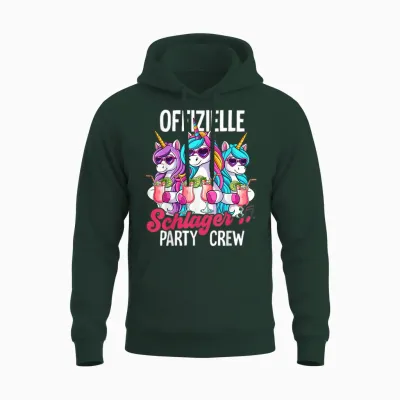 Schlager Party Crew Schlager Unisex Hoodie - Forest