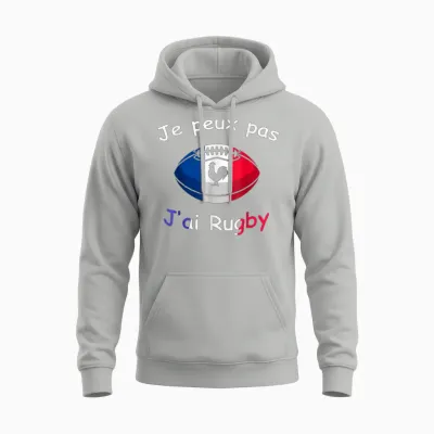 Rugby – I Can Not Have Rugby – Rugby Player Gift Unisex Hoodie - Ash
