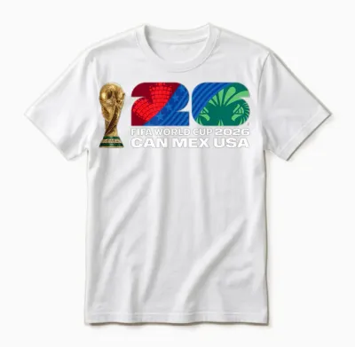 Fifa World Cup26 Fifa Host Country Trophäe Farbe Unisex T-Shirt - White
