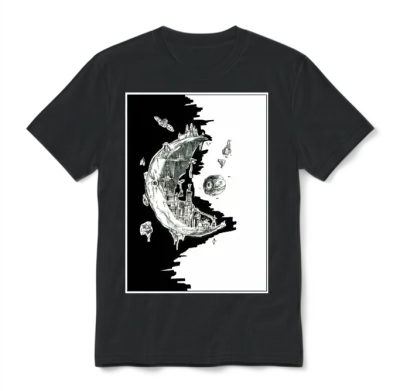 End Is the ... Unisex T-Shirt - Black