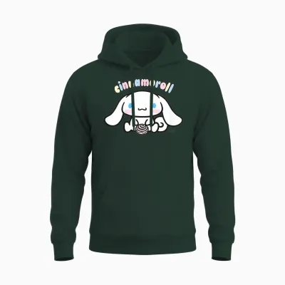 Hello Kitty Cinnamoroll Sweet Cake Pose Love Classic Friends Unisex Hoodie - Forest