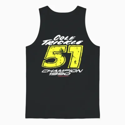 51 Cole Trickle Logo Unisex Tank Top - Black