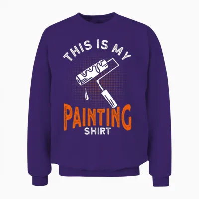 Painter Gift Painting Art Painter Unisex Sweatshirt - Purple