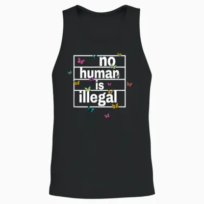 Kein Mensch Ist Illegal – Das Original Unisex Tank Top - Black
