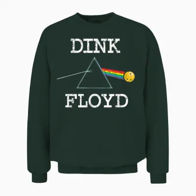 Funny Pickleball Shirt. Dink Player Usa Vintage Retro Unisex Sweatshirt - Forest