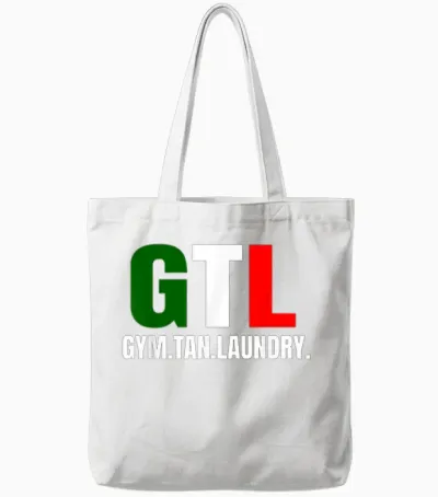 Gym Tan Laundry Gtl New Jersey Garden Nj Shore Italian Tote Bags - White