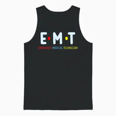 Emergency Medical Technician Emt Unisex Tank Top - Black