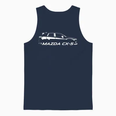 Mazda Cx-5 Suv Unisex Tank Top - Navy