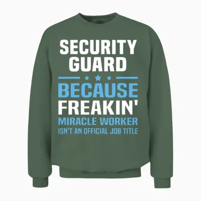 Security Guard Unisex Sweatshirt - Military Green