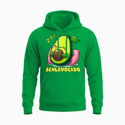 Official Sleep Shirt Avocado Sleep Unisex Hoodie - Irish Green