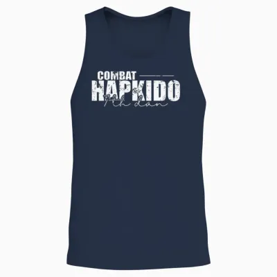 Combat Hapkido 7th Dan American Martial Arts Unisex Tank Top - Navy