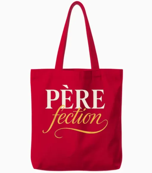 Father's Day Shirt Gift Dad Tote Bags - Red