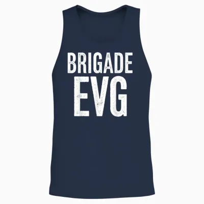 Evg Men's Brigade Evg Fancy Dress Party Boy Life T-Shirt, Black, S Unisex Tank Top - Navy