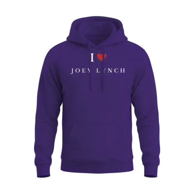 I Heart Joey Lynch Unisex Hoodie - Purple