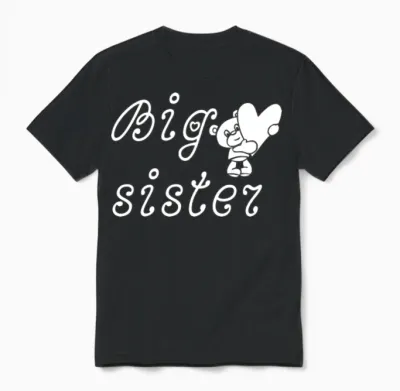 Big Sister Unisex T-Shirt - Black