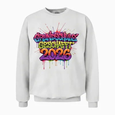 Grundschule Geschafft Abgänger Grundschule Abschluss 2026 Unisex Sweatshirt - White