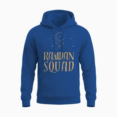 Ramadan Squad Family Group Matching Ramazan Party Pajama Unisex Hoodie - Royal