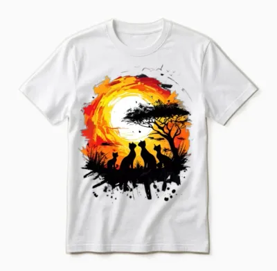Black Cat Magic Unisex T-Shirt - White