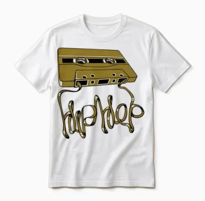 Hip Hop Tape Flex Unisex T-Shirt - White