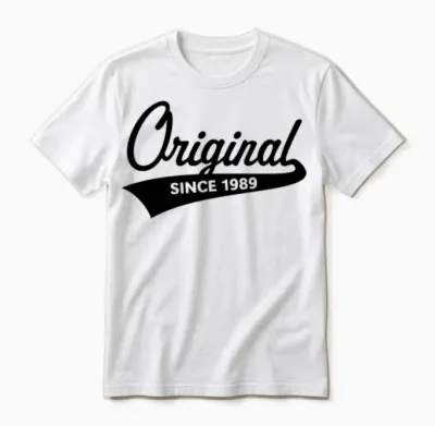 Original Since 1989 (year of Birth, Birthday / B) Unisex T-Shirt - White