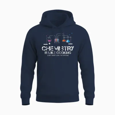Chemistry Cooking Unisex Hoodie - Navy