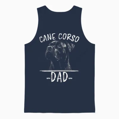 Cane Corso Papa Hund Cane Corso Unisex Tank Top - Navy