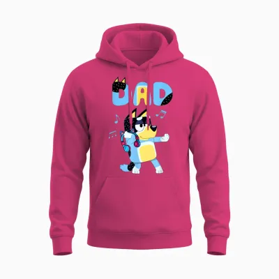 Mens Dad Love Dad Father's Day Daddy Gift Unisex Hoodie - Heliconia