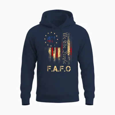 Funny Fafo Trump Shirt President 47 Trump Fafo American Unisex Hoodie - Navy