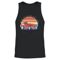Speed Demon Retro Car Cars & Muscle Unisex Tank Top - Black – 2