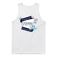 Odyssey of the Seas Cruising Inaugural Season Unisex Tank Top - White – 1