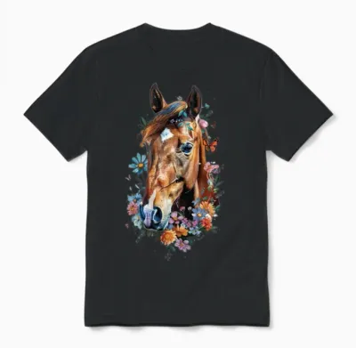 Quarter Horse Unisex T-Shirt - Black
