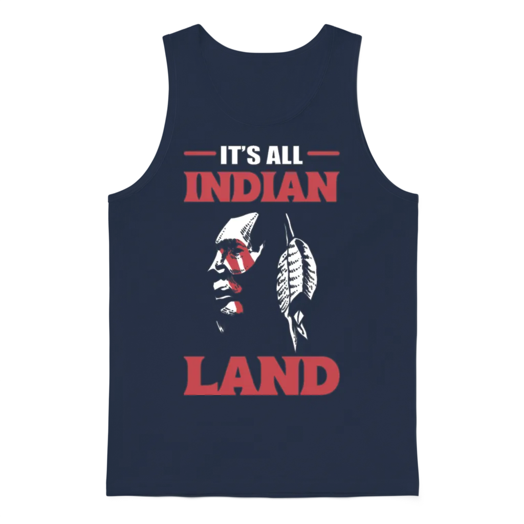 All Indian Land American Indians Gift Unisex Tank Top - Navy