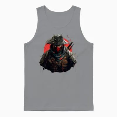 Samouraï Unisex Tank Top - Sport Grey