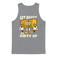 Dirty Outdoor Camping Funny Unisex Tank Top - Sport Grey – 1