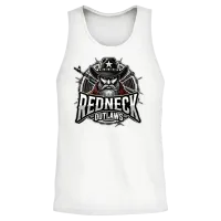 Redneck Outlaws 26 Unisex Tank Top - White – 2