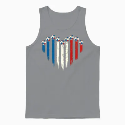 French Flag Fantasy France Unisex Tank Top - Sport Grey