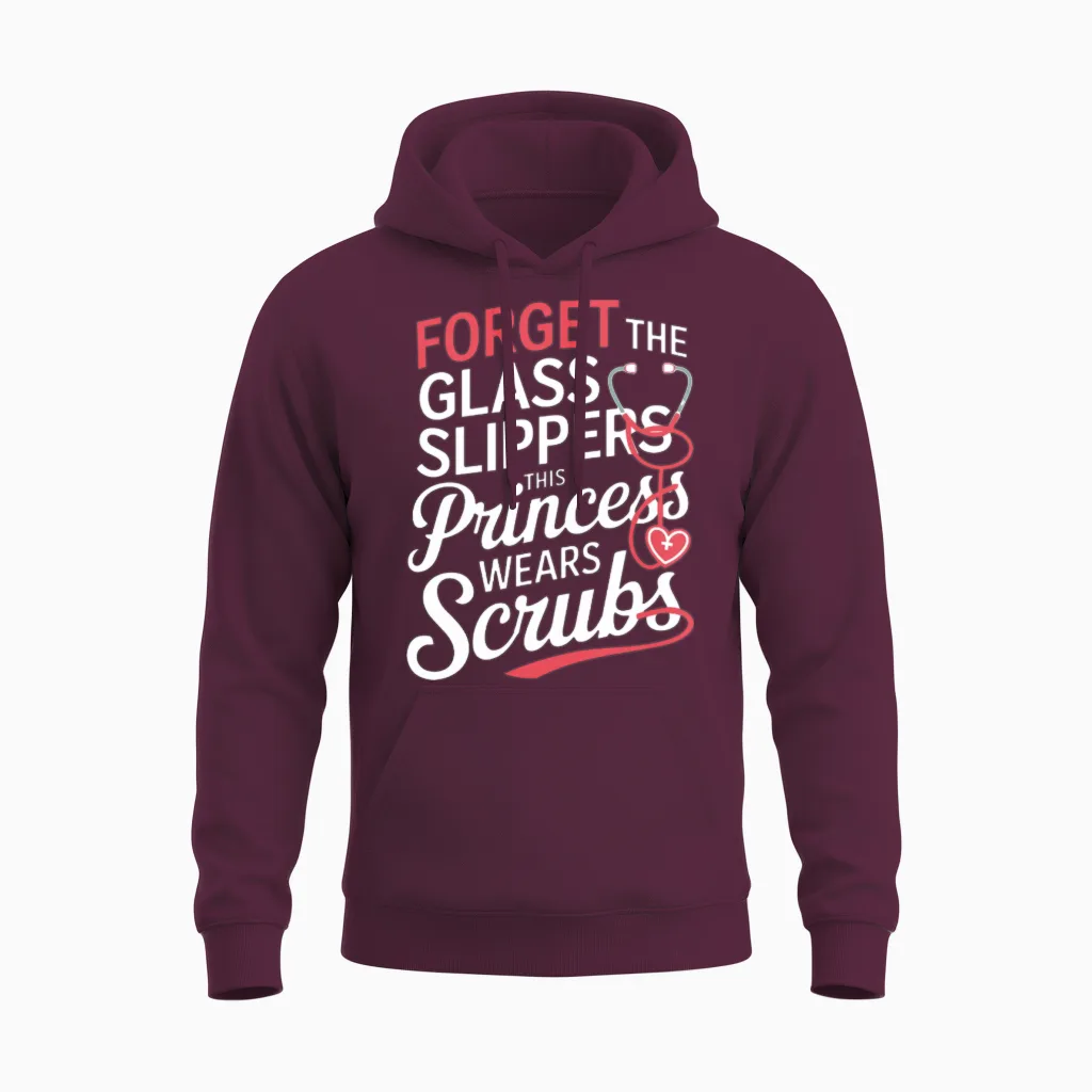 Funny Nurse - Nurses Unisex Hoodie in Maroon