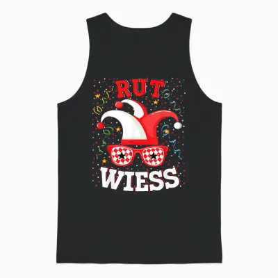 Köln Rut Und Wiess Rot Weiss Karneval Kölsch Faschingskostüm Unisex Tank Top - Black