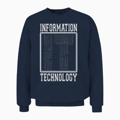 Information Technology Clothing Unisex Sweatshirt - Navy