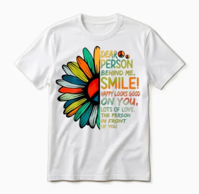 Liebe Person Hinter Mir Weiter Zurück Zu Der Person Hinter Mir Unisex T-Shirt - White