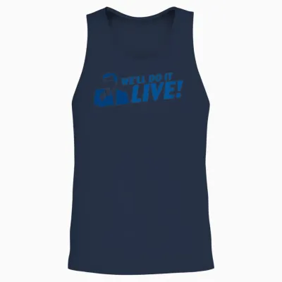 We Ll Do It Live Unisex Tank Top - Navy
