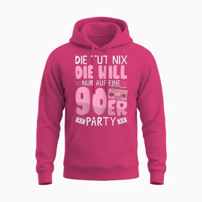 90s Outfit - Will Nur Auf Eine 90er Party - 90s Unisex Hoodie - Heliconia