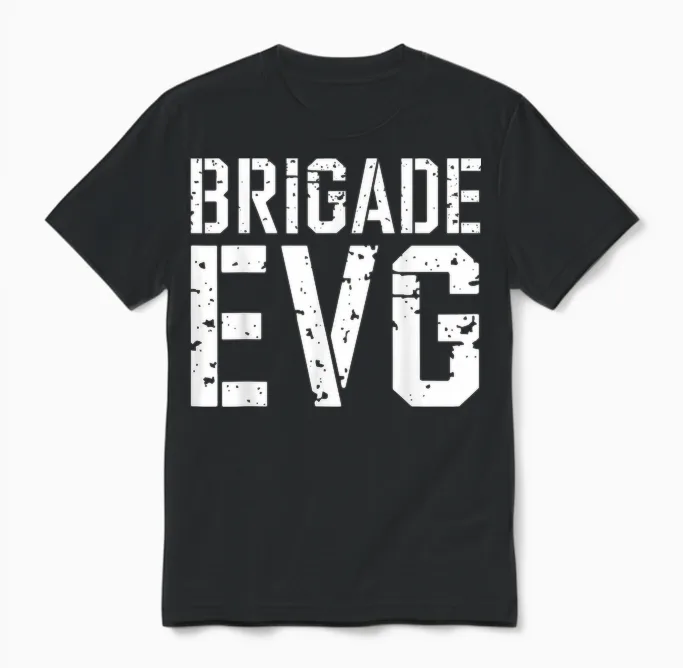 Evg Men's Brigade Evg Fancy Dress Party Boy Life Unisex T-Shirt in Black