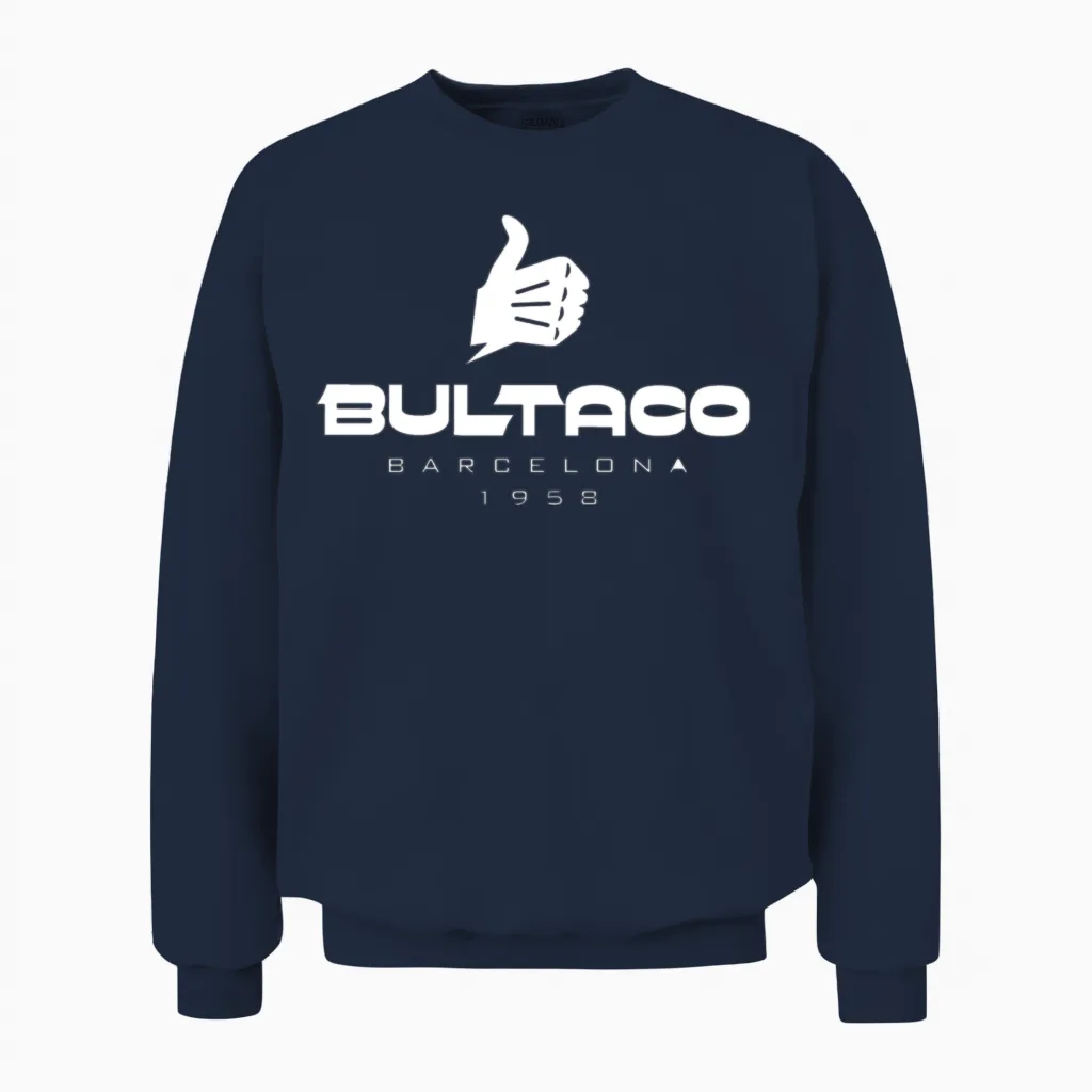 Bultaco Unisex Sweatshirt in Navy