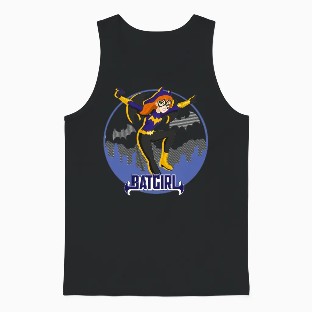 Dc Super Hero Girls Batgirl in Gotham Unisex Tank Top in Black
