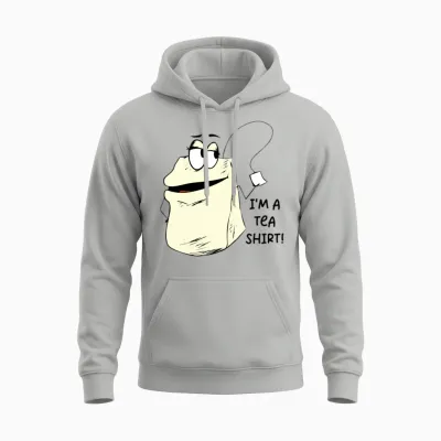 Funny T-Shirt Shirt Funny Picture Unisex Hoodie - Ash