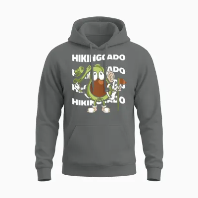Hiking Trails Outdoor Hike Hiker Unisex Hoodie - Graphite Heather