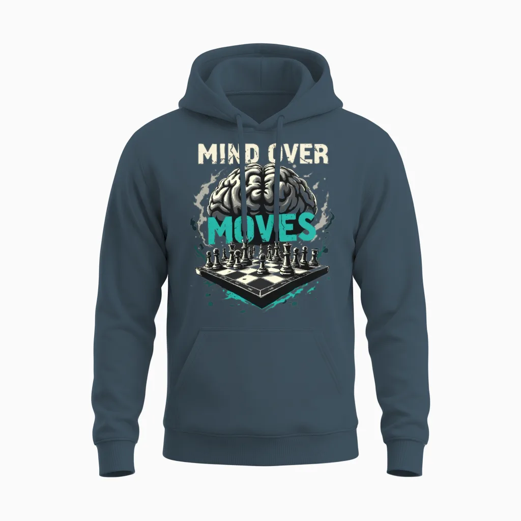 Chess Tacticians Strategy Masters Tactical Unisex Hoodie in Dark Heather
