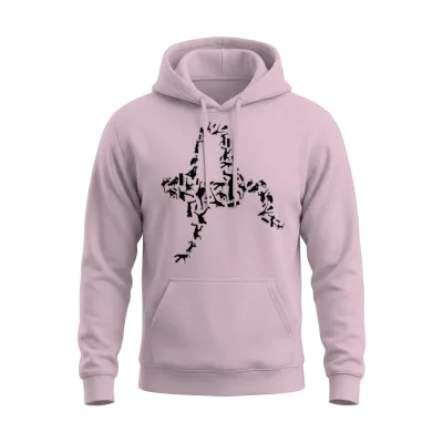 Break Dancer Unisex Hoodie - Light Pink